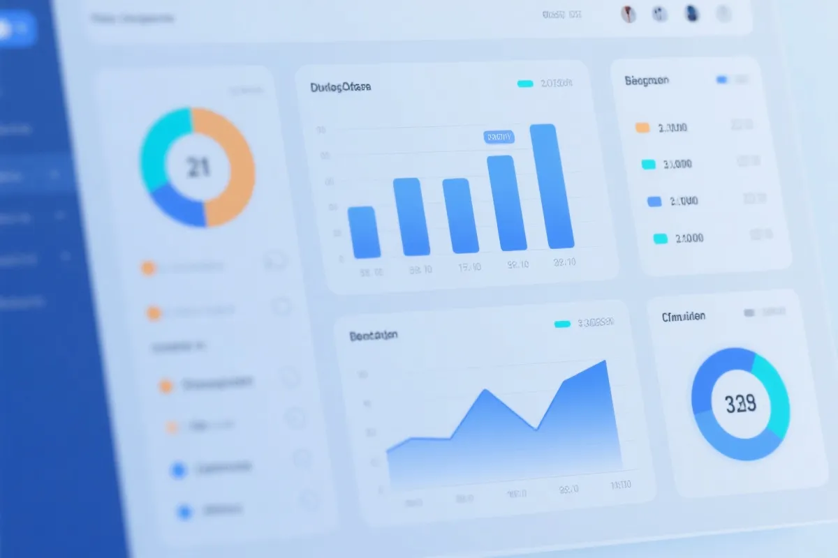 数据看板与开奖信息示意图